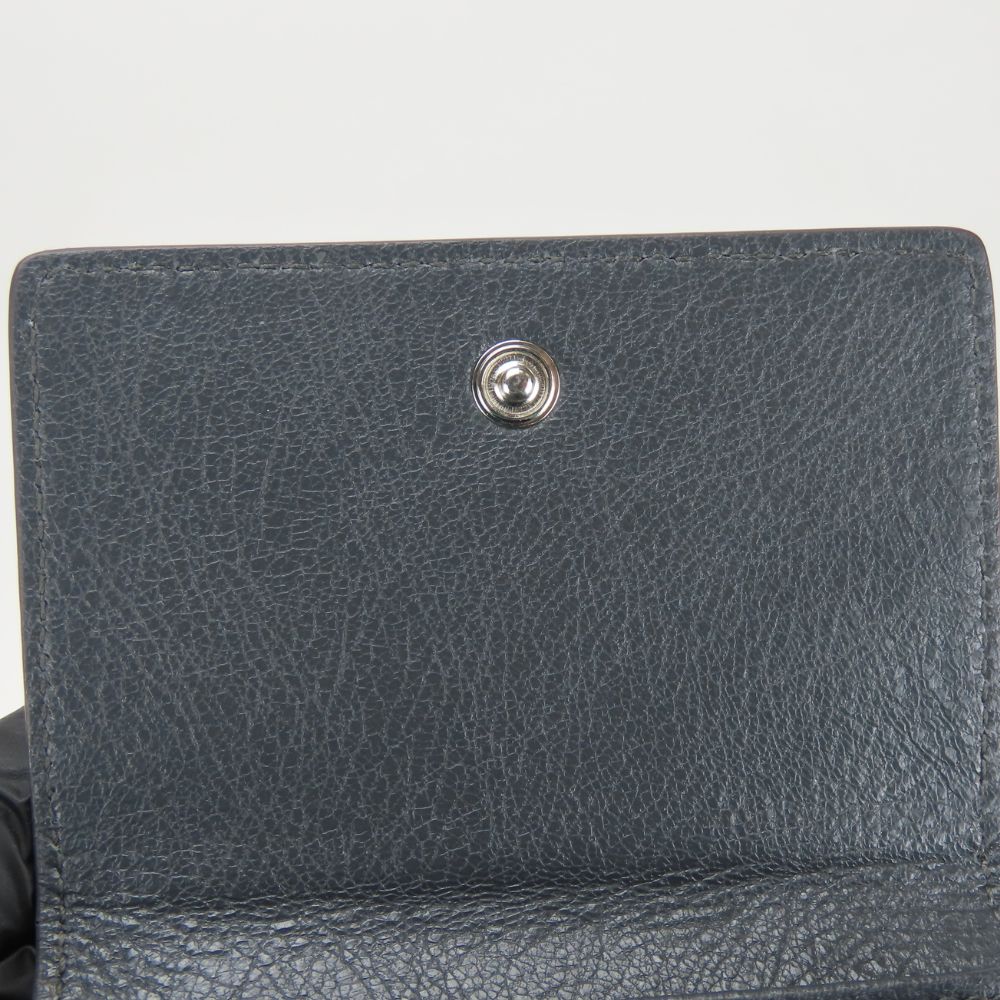 BALENCIAGA Tri-fold wallet 477455 leather gray