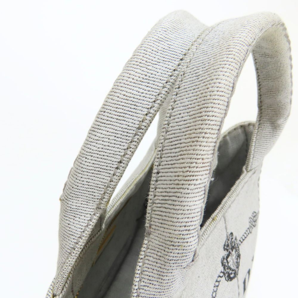 PRADA Handbag 1BG439 canvas gray CANAPA Canapa