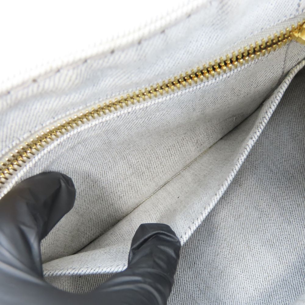 PRADA Handbag 1BG439 canvas gray CANAPA Canapa