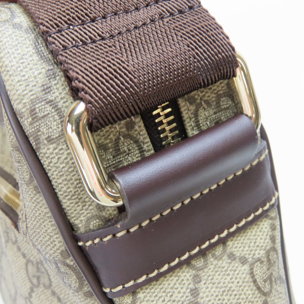 GUCCI Shoulder Bag 201448 GG Supreme Canvas beige