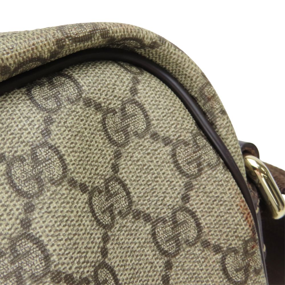 GUCCI Shoulder Bag 201448 GG Supreme Canvas beige