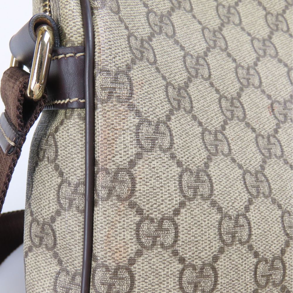 GUCCI Shoulder Bag 201448 GG Supreme Canvas beige