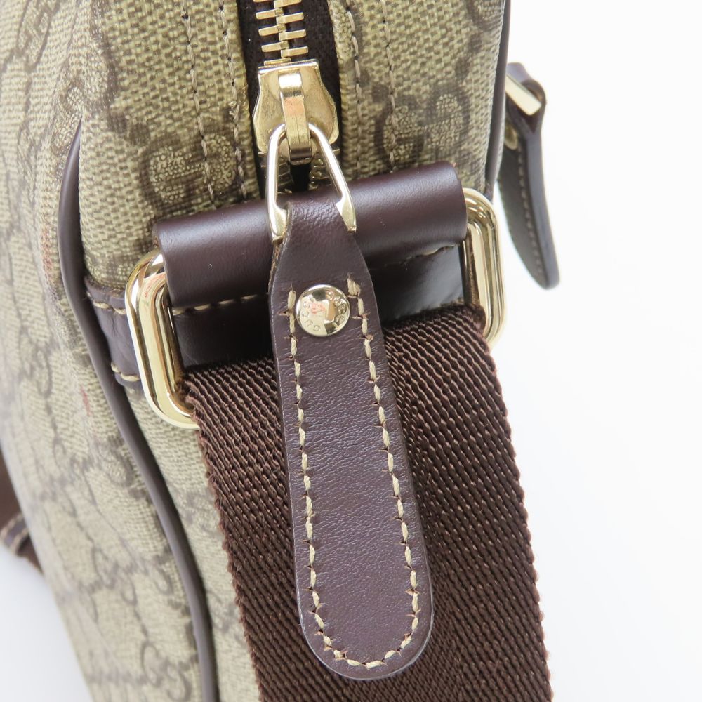 GUCCI Shoulder Bag 201448 GG Supreme Canvas beige