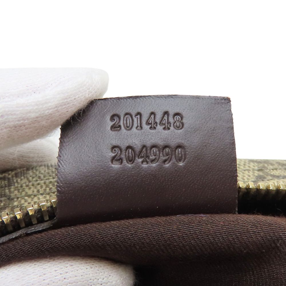 GUCCI Shoulder Bag 201448 GG Supreme Canvas beige