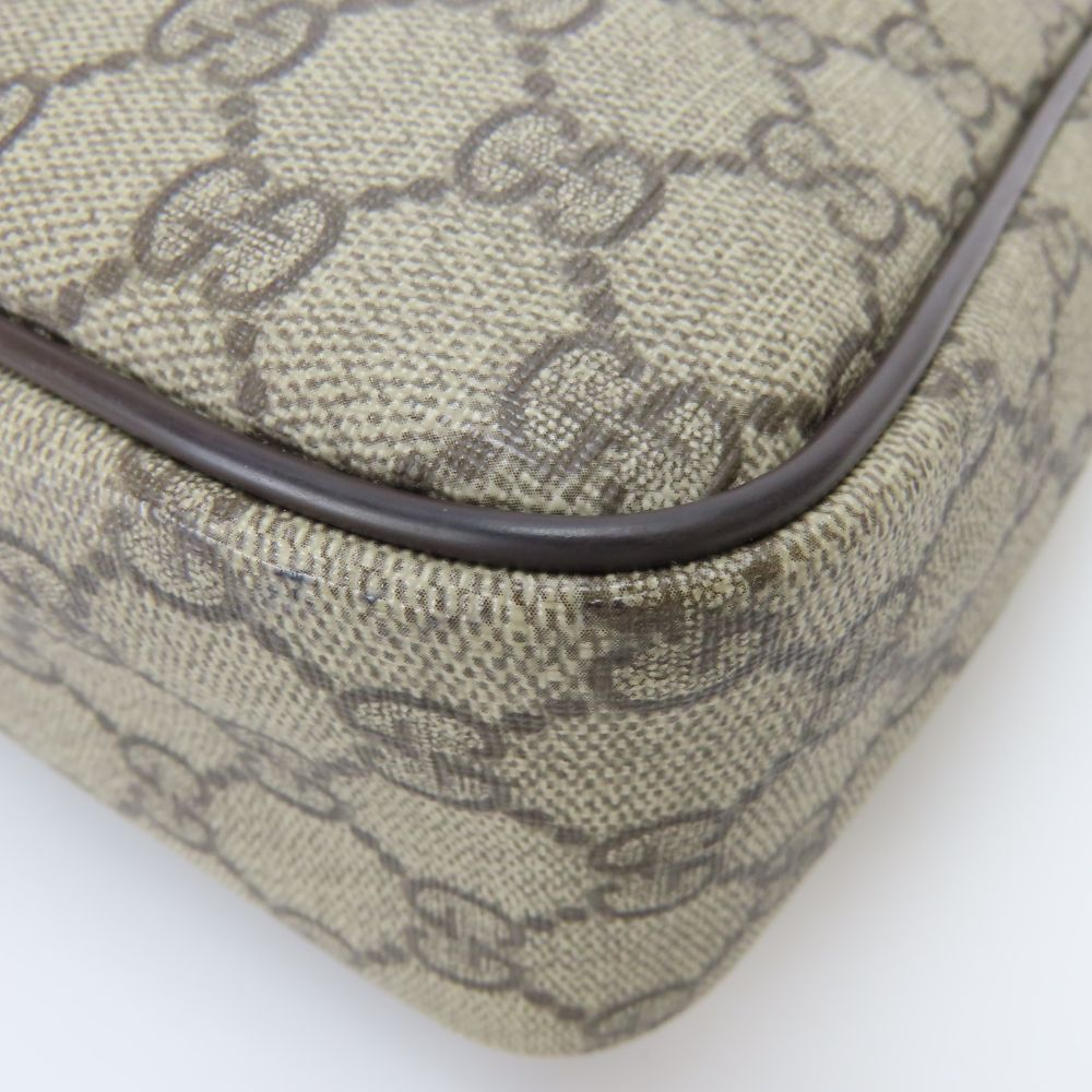 GUCCI Shoulder Bag 201448 GG Supreme Canvas beige