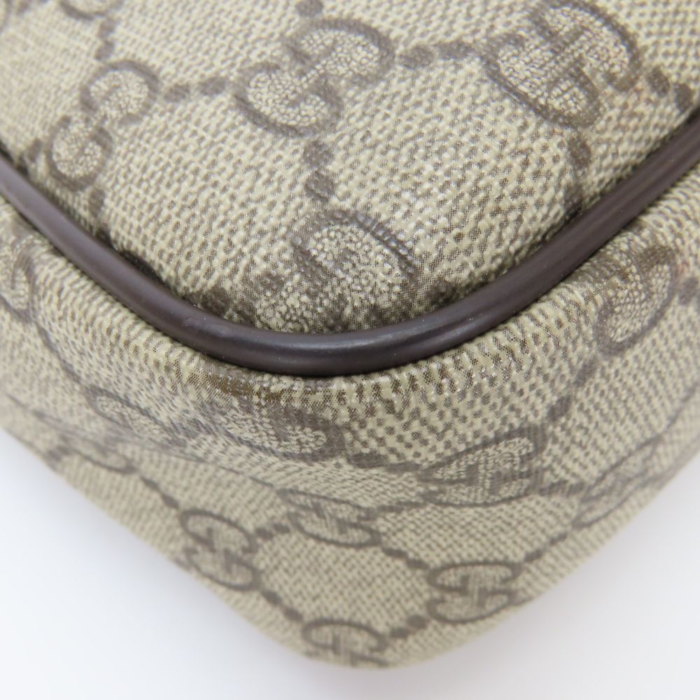 GUCCI Shoulder Bag 201448 GG Supreme Canvas beige