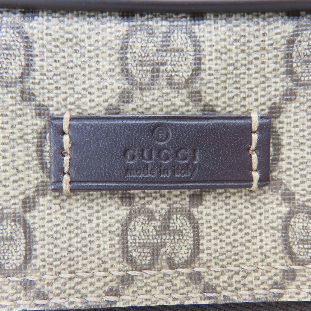 GUCCI Shoulder Bag 201448 GG Supreme Canvas beige