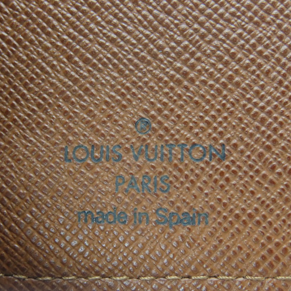 LOUIS VUITTON Bifold Wallet M60883 Monogram Brown Porte Billets 10 Cartes Crdit