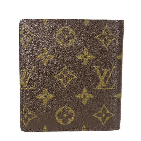 LOUIS VUITTON Bifold Wallet M60883 Monogram Brown Porte Billets 10 Cartes Crdit