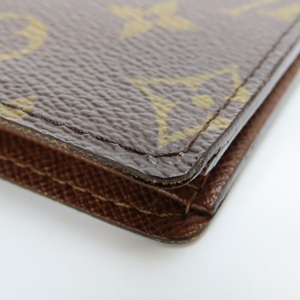 LOUIS VUITTON Bifold Wallet M60883 Monogram Brown Porte Billets 10 Cartes Crdit