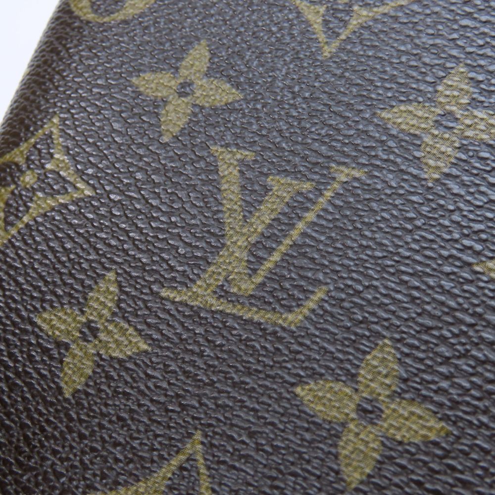 LOUIS VUITTON Bifold Wallet M60883 Monogram Brown Porte Billets 10 Cartes Crdit