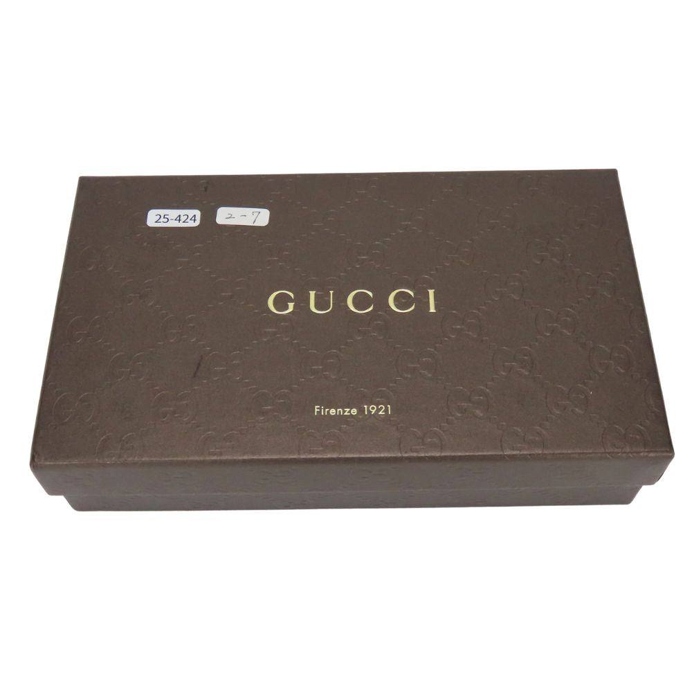 GUCCI Long Wallet Purse 410100 leather Red type Blooms