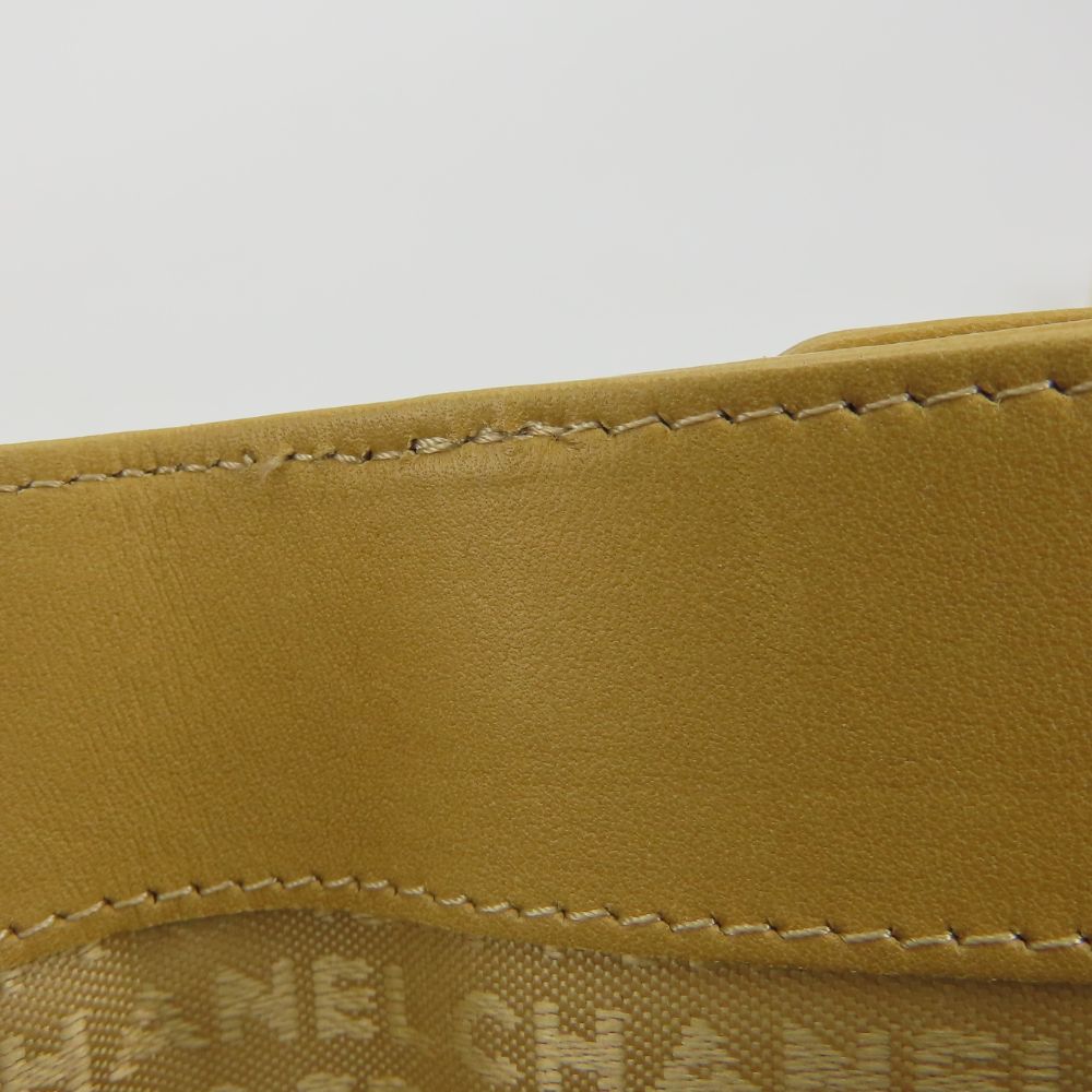 CHANEL Bifold Wallet lambskin beige icon