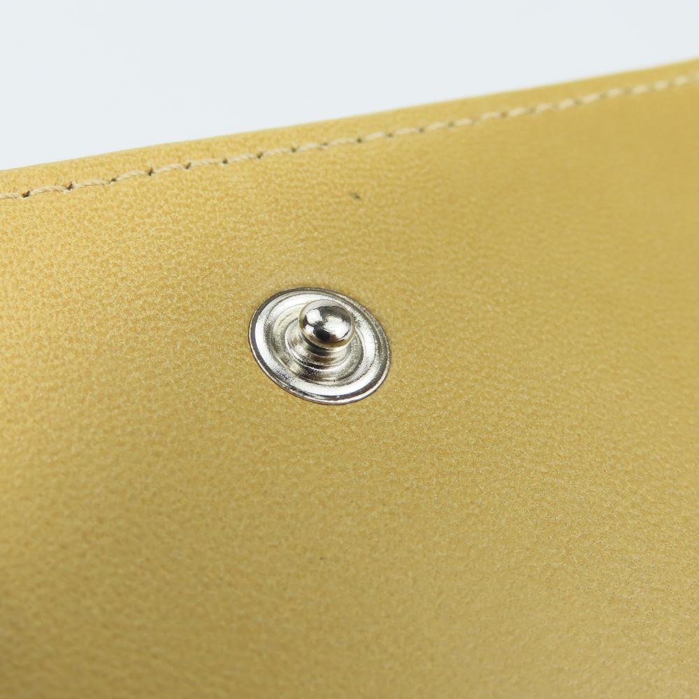 CHANEL Bifold Wallet lambskin beige icon