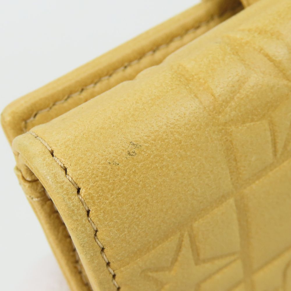 CHANEL Bifold Wallet lambskin beige icon