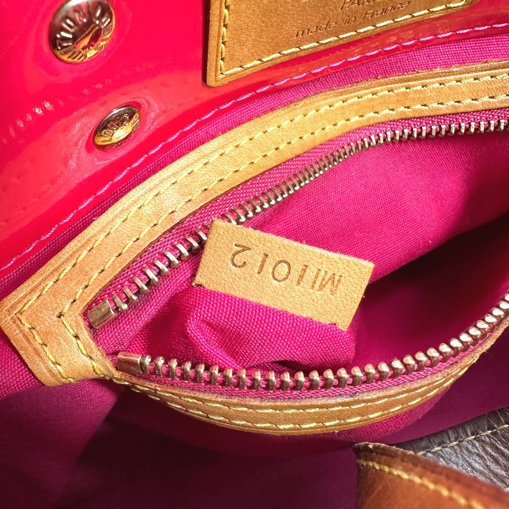 LOUIS VUITTON Tote Bag M91221 Monogram Vernis pink Monogram Vernis Lead PM Women Used Authentic