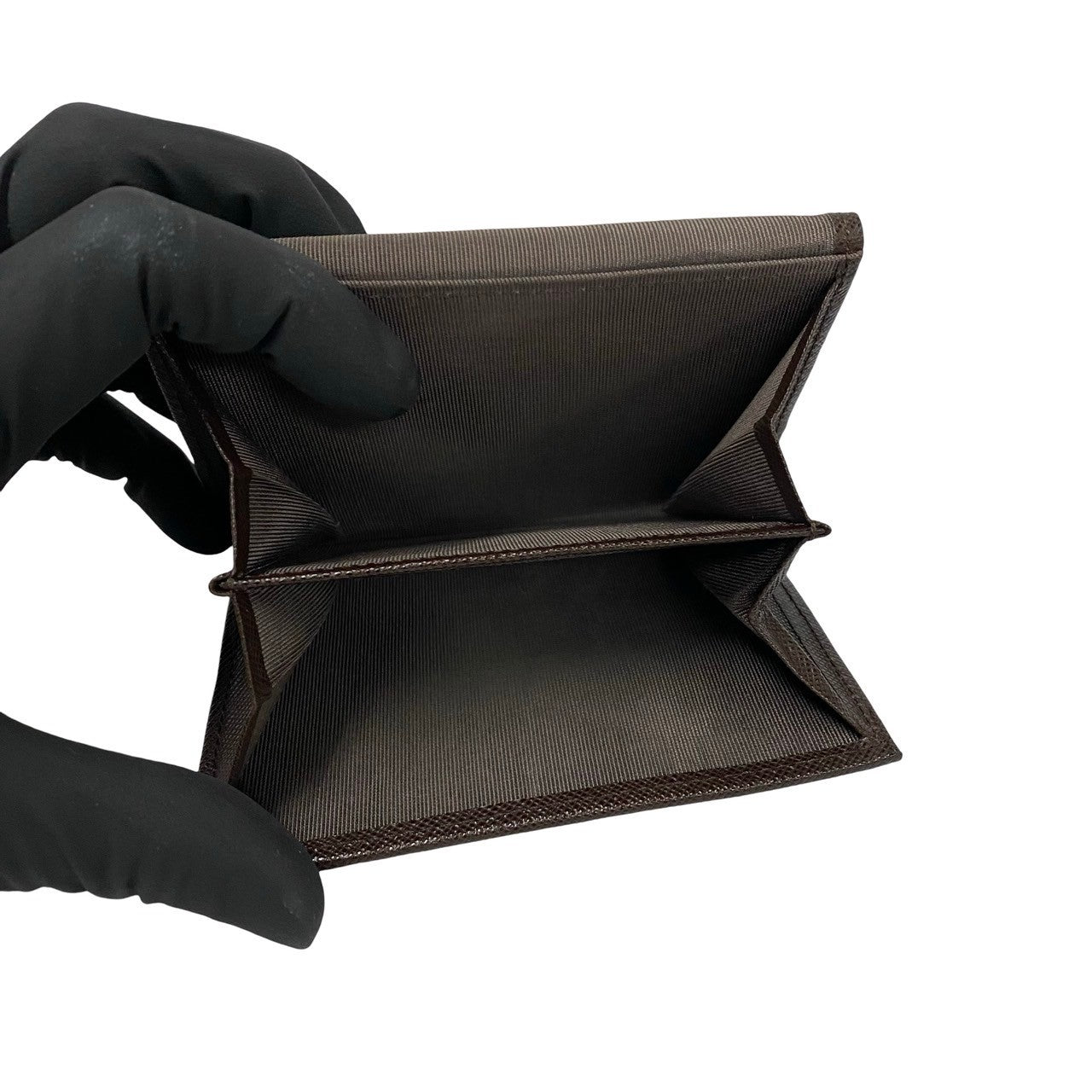 BURBERRY Bifold Wallet leather Brown Nova Check Women Used Authentic