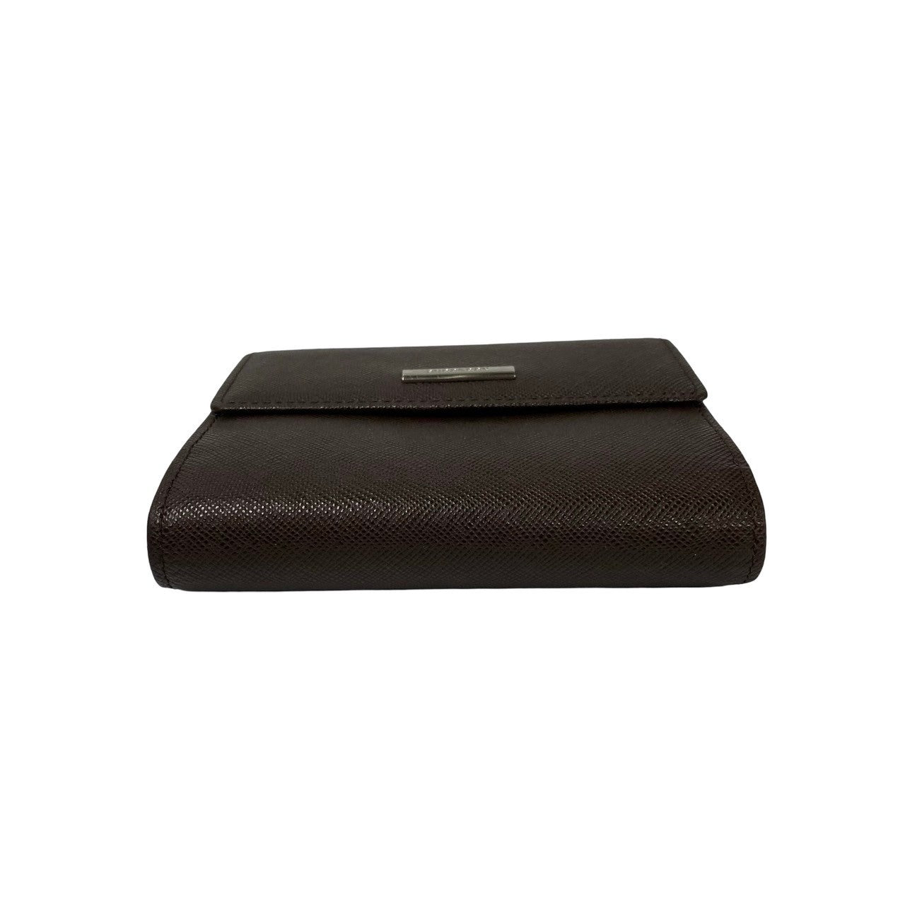 BURBERRY Bifold Wallet leather Brown Nova Check Women Used Authentic