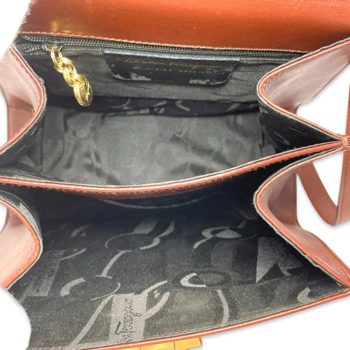 SALVATORE FERRAGAMO Gancini Two Way Handbag