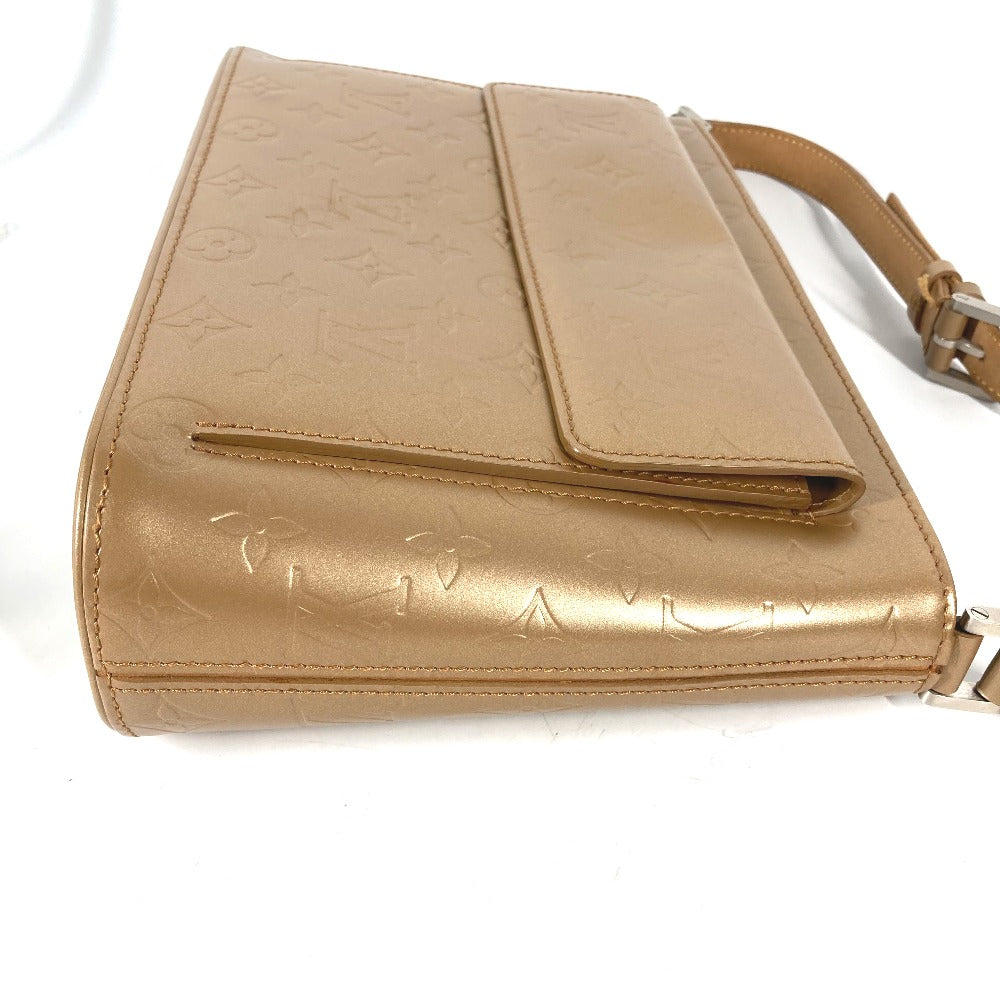 LOUIS VUITTON Shoulder Bag M55127 Monogram mat leather gold Monogram mat Alston Women Used Authentic