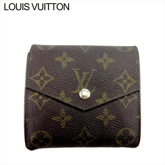 LOUIS VUITTON Bifold Wallet M61660 Brown beige Portonebier