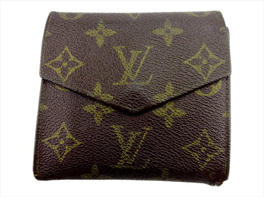 LOUIS VUITTON Bifold Wallet M61660 Brown beige Portonebier