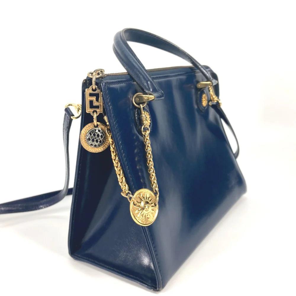 VERSACE Sunburst Two Way Handbag