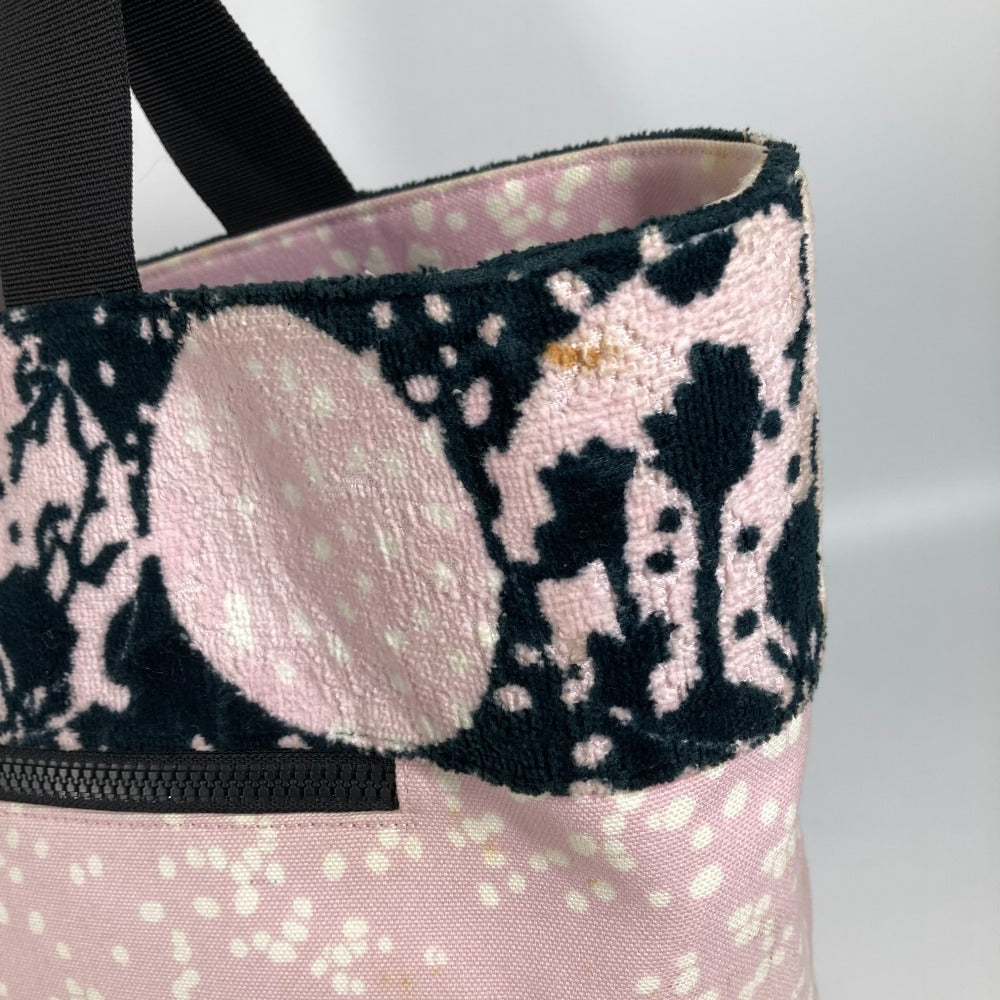 CHANEL Shoulder Bag cotton pink High Summer Pile Large CC COCO Mark