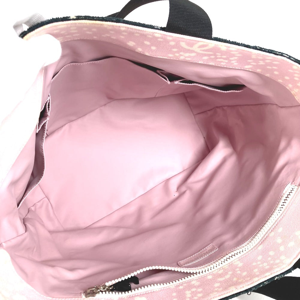 CHANEL Shoulder Bag cotton pink High Summer Pile Large CC COCO Mark