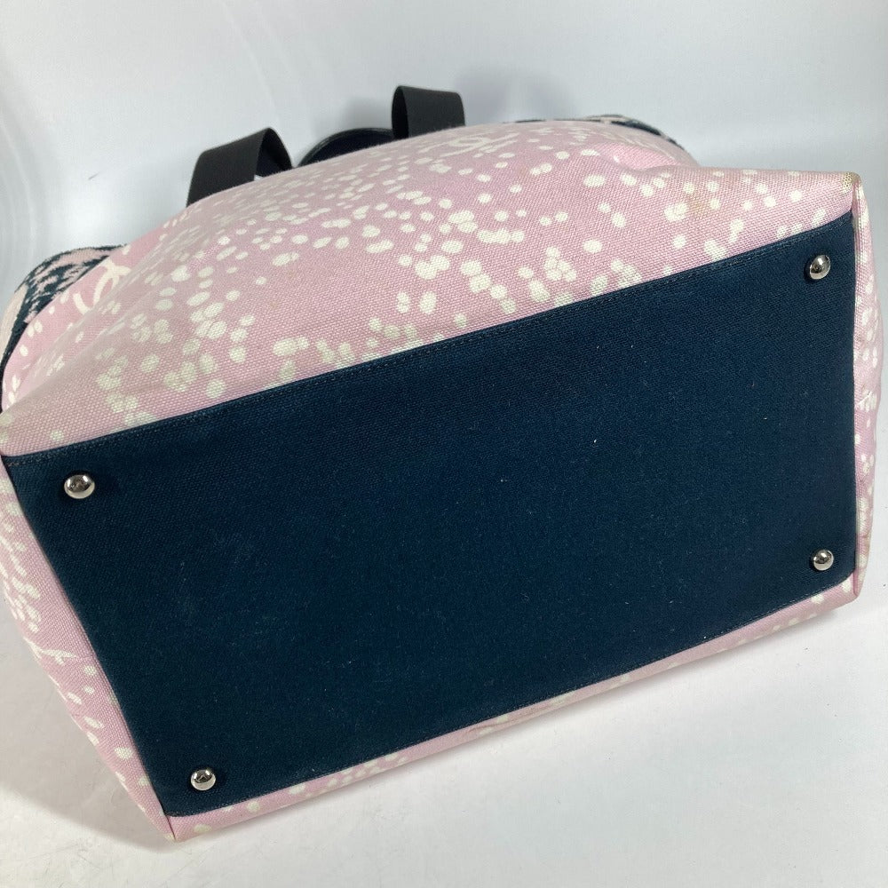 CHANEL Shoulder Bag cotton pink High Summer Pile Large CC COCO Mark