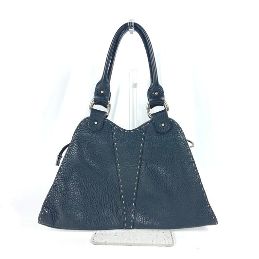 FENDI Handbag 8BR264 leather black Celeria