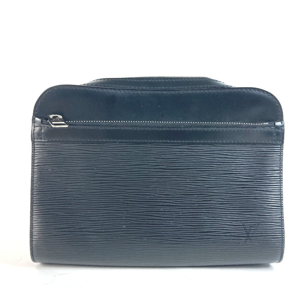 LOUIS VUITTON business bag M59362 Epi Leather black Epi Osh mens Used Authentic