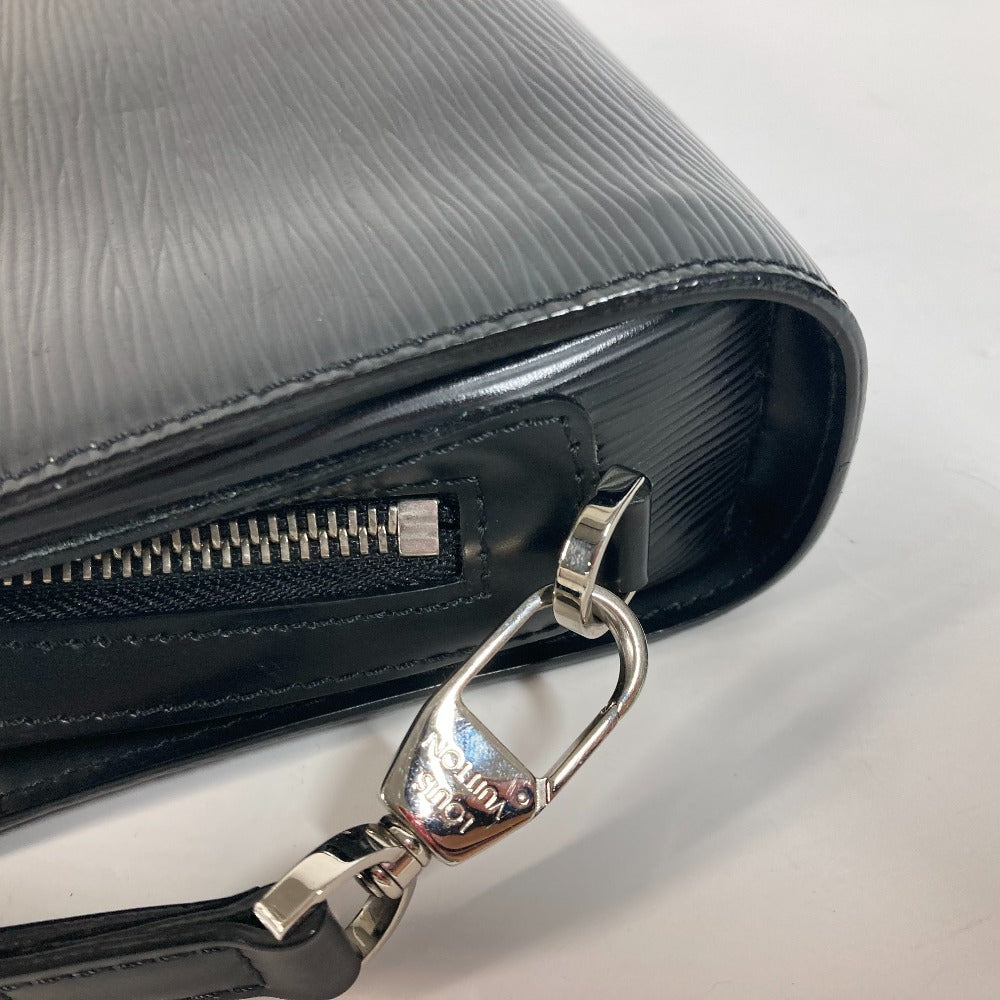 LOUIS VUITTON business bag M59362 Epi Leather black Epi Osh mens Used Authentic