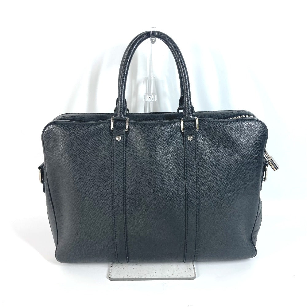 LOUIS VUITTON Handbag M33412 Taiga Leather black Taiga PDV Portodocument Voyage PM