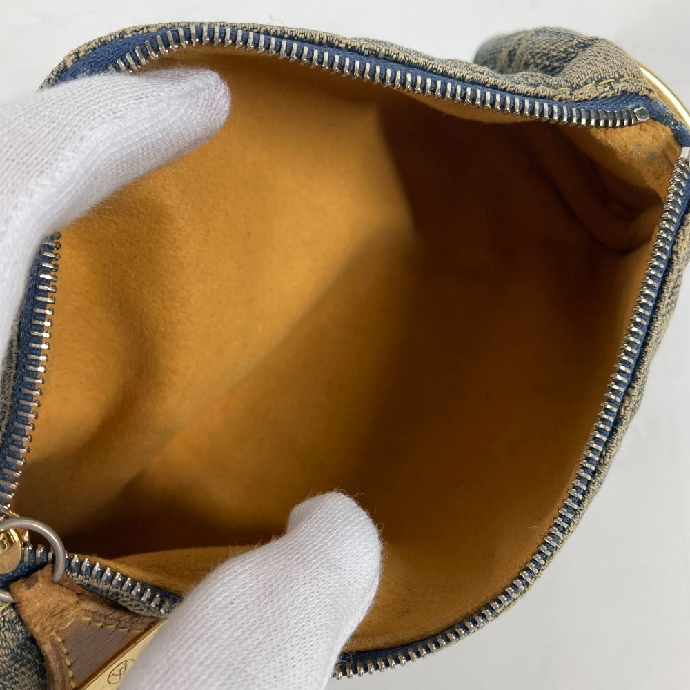 LOUIS VUITTON Pouch M95081 Monogram denim blue Monogram denim Truth Speedy GM Women Used Authentic