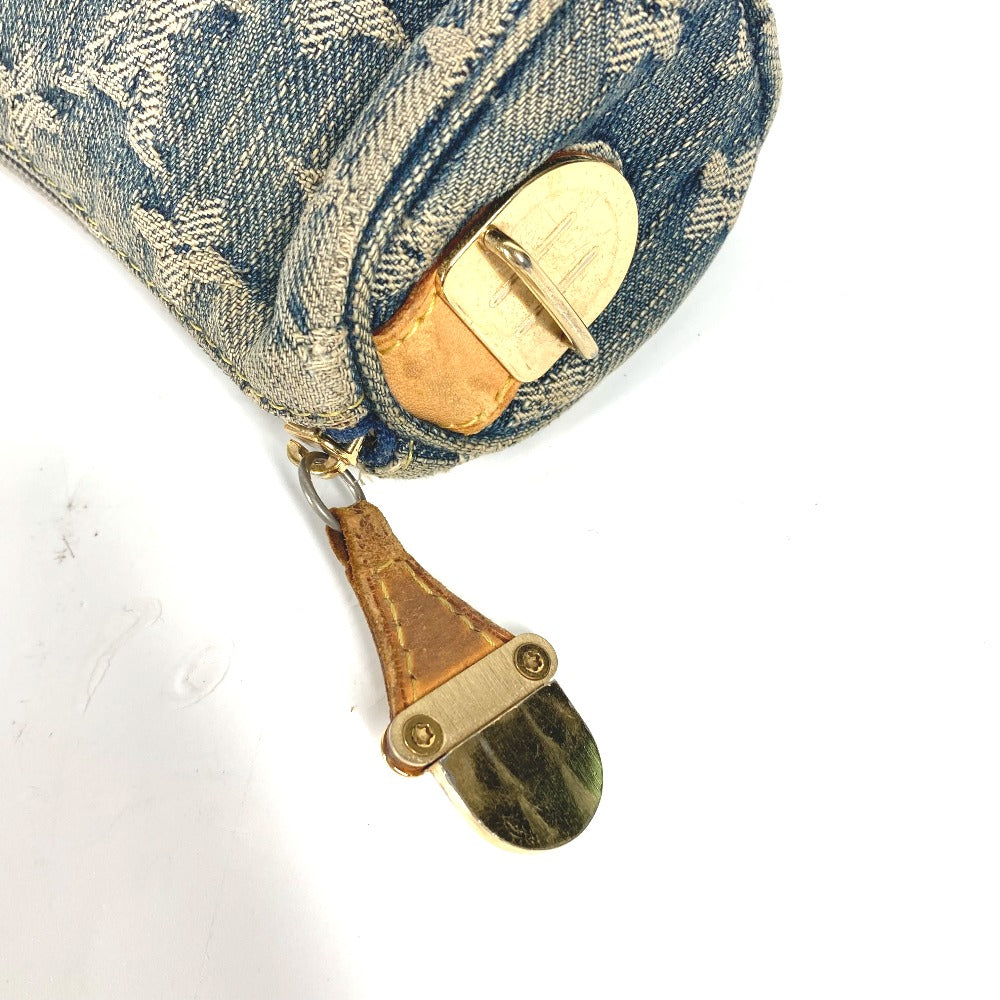 LOUIS VUITTON Pouch M95081 Monogram denim blue Monogram denim Truth Speedy GM Women Used Authentic