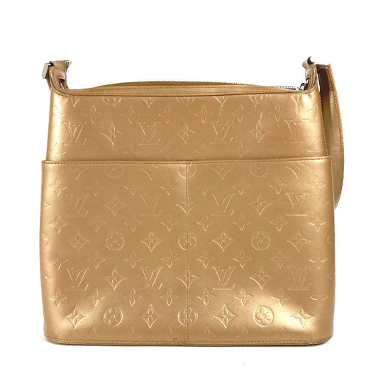 LOUIS VUITTON Shoulder Bag M55167 Monogram mat leather beige Monogram mat Sutter Women Used Authentic