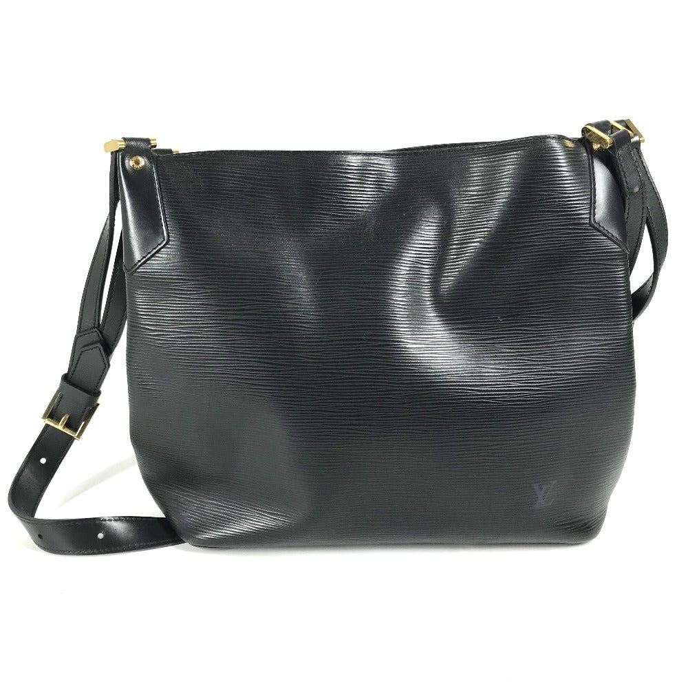 LOUIS VUITTON Shoulder Bag M58892 Epi Leather black Epi Mandala MM Women Secondhand Authentic