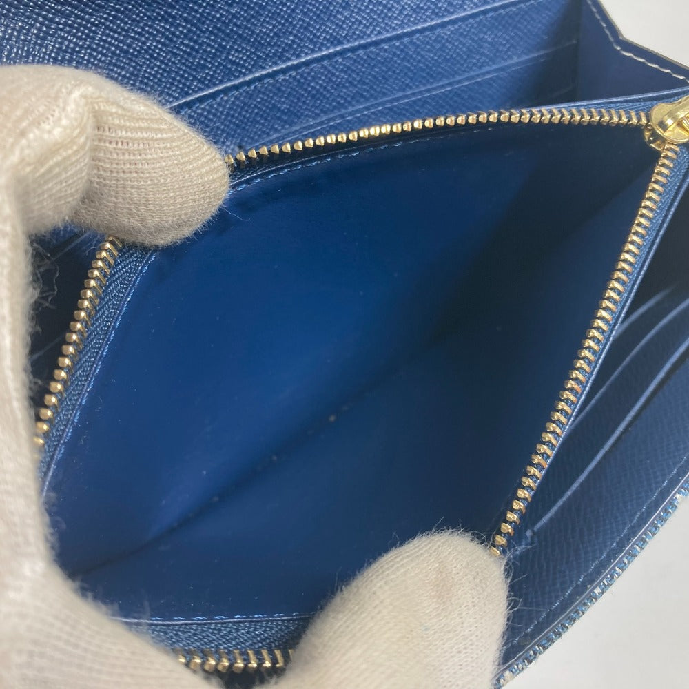 LOEWE gloves wool blue Accessories Anagram logo unisex(Unisex) Used Authentic