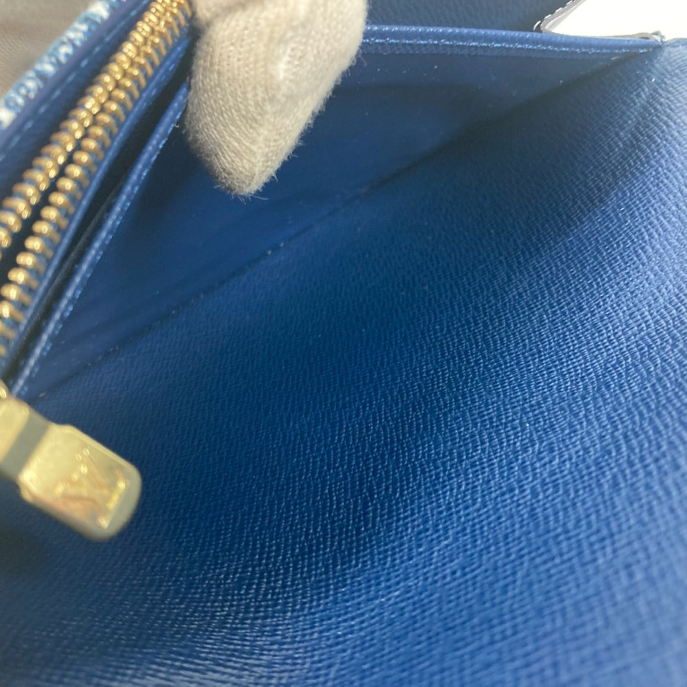 LOEWE gloves wool blue Accessories Anagram logo unisex(Unisex) Used Authentic