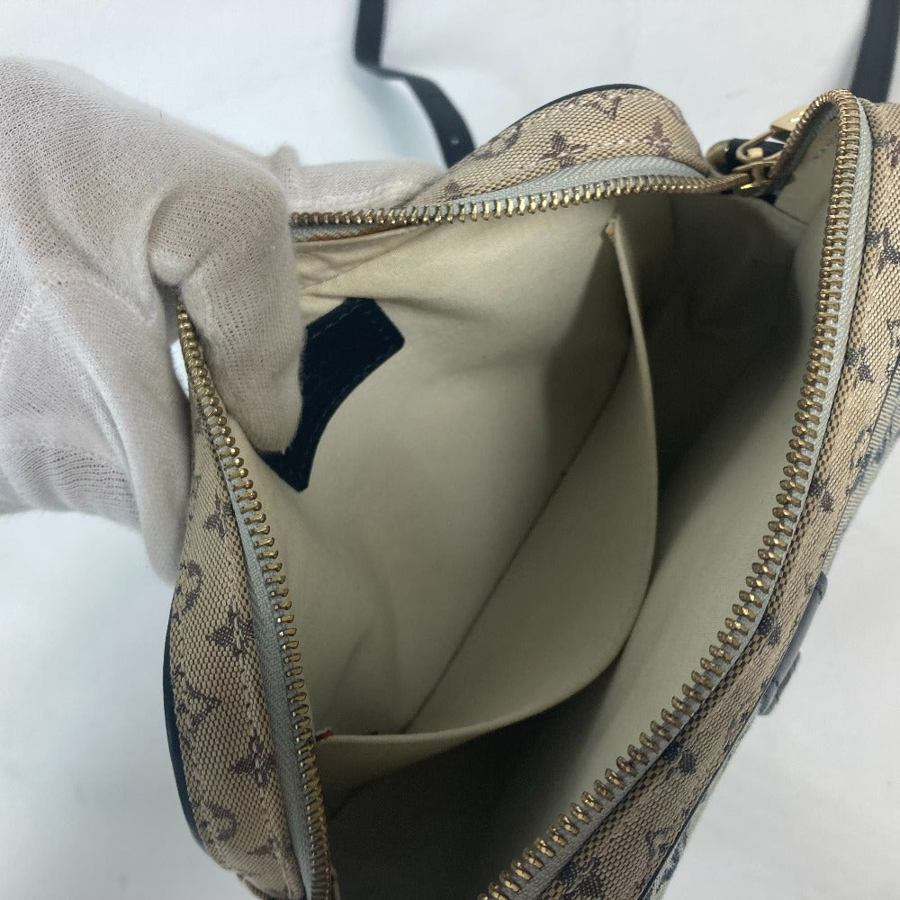 LOUIS VUITTON Shoulder Bag N41127 Damier Jean Canvas Navy Damier Jean Petite message mens Used Authentic