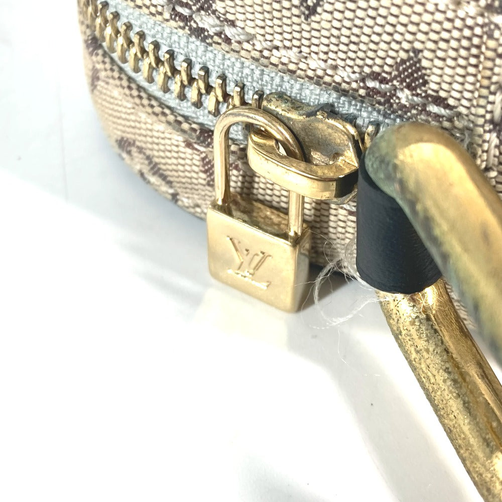 LOUIS VUITTON Shoulder Bag N41127 Damier Jean Canvas Navy Damier Jean Petite message mens Used Authentic