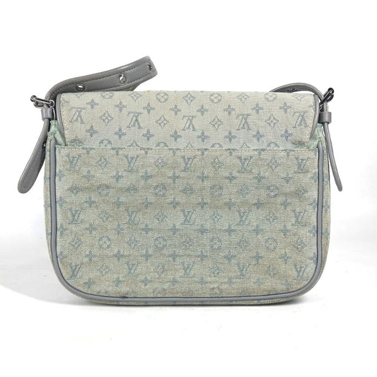 LOUIS VUITTON Shoulder Bag M92279 Canvas, Leather gray Monogram mini Conte Def Musette Women Used Authentic