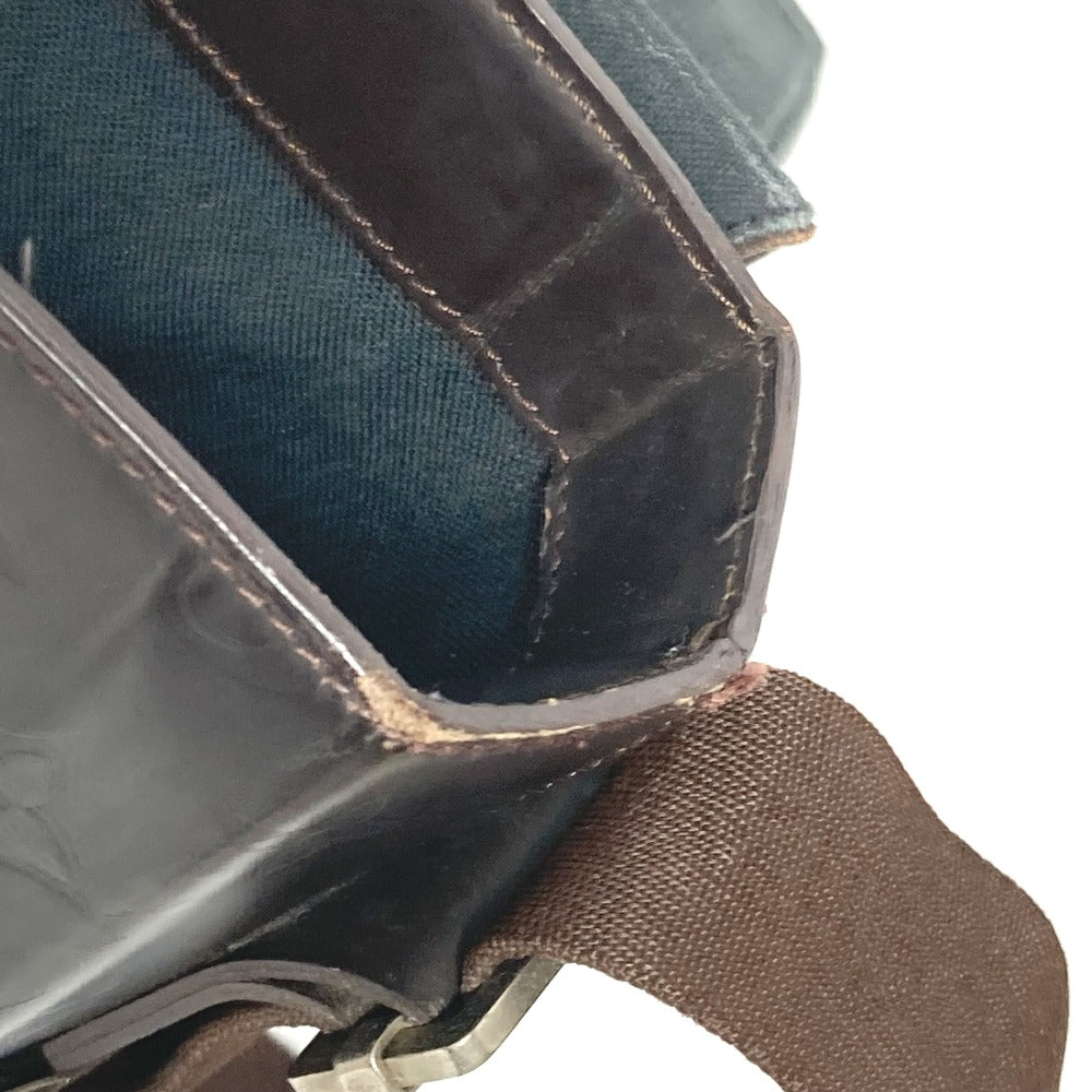 LOUIS VUITTON Shoulder Bag M46570 Monogram grass leather Brown Monogram Lace Fonzie mens Used Authentic
