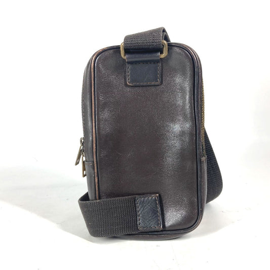 LOUIS VUITTON Sling bag M92535 Utah leather Brown Utah Sui