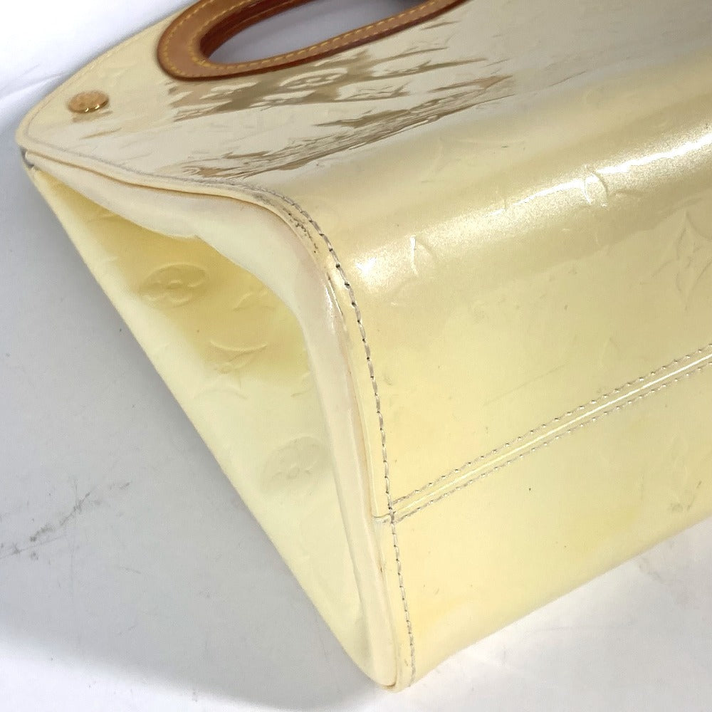 LOUIS VUITTON Handbag M91378 Monogram Vernis Canvas white Monogram Vernis Maple drive Women Used Authentic