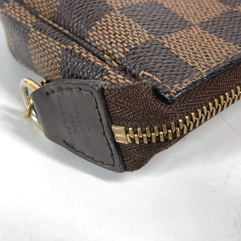 LOUIS VUITTON Handbag N58011 Damier canvas Brown Damier T&B Mini Pochette Accessories Women Used Authentic