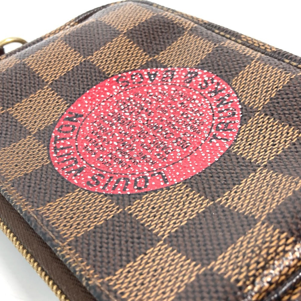 LOUIS VUITTON Handbag N58011 Damier canvas Brown Damier T&B Mini Pochette Accessories Women Used Authentic