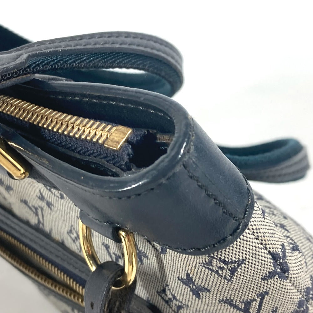 LOUIS VUITTON Handbag M92676 Monogram mini canvas Navy Monogram mini Lucille PM