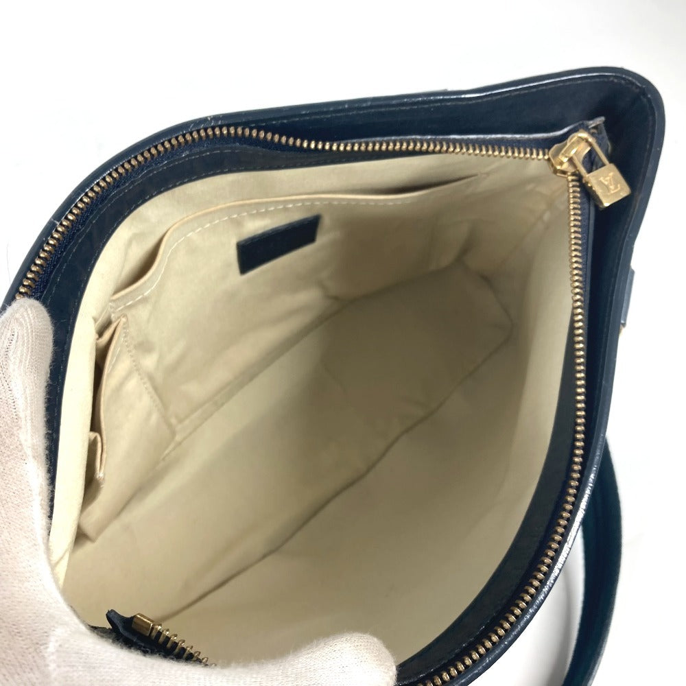 LOUIS VUITTON Handbag M92676 Monogram mini canvas Navy Monogram mini Lucille PM